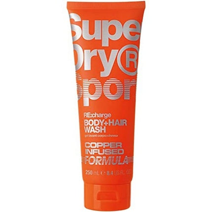 Gel de duș, Superdry, RE:charge, 250 ml