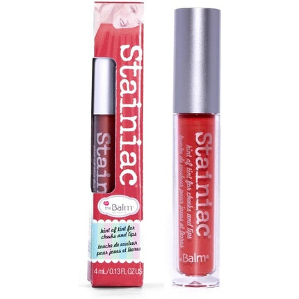 Stainiac Lip and Cheek Stain Drama Queen, Thebalm, Stain pentru buze și obraz, culoare roz vibrant