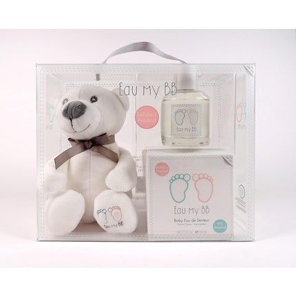 Set Parfum Eau My Bb, Ursuleț, 60ml, Alb