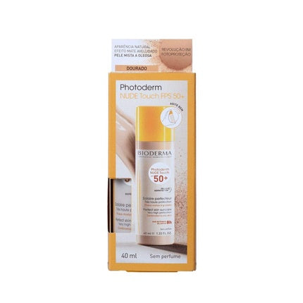 Fluid protecție solară, Bioderma, Photoderm Nude Touch, SPF 50+, Light