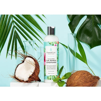 Balsam păr Flora & Curl, Coconut Mint, 300ml