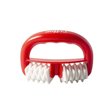 Roller masaj anticelulitic, Celloo, roșu, compact