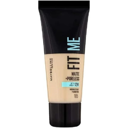Fond de ten lichid, Maybelline New York, Fit Me Matte + Poreless, 30ml