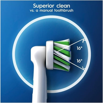 Capete periuță electrică, Oral-B, Cross Action, alb