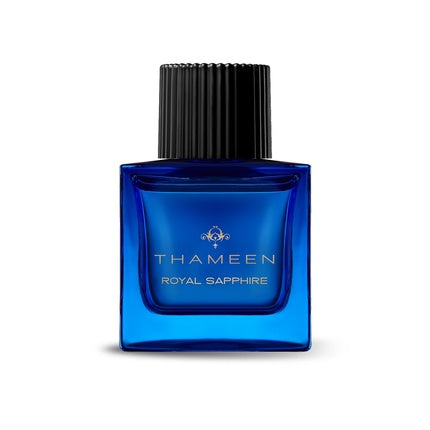 Thameen Royal Sapphire Extrait de Parfum, 50 ml, sticlă albastră, capac negru