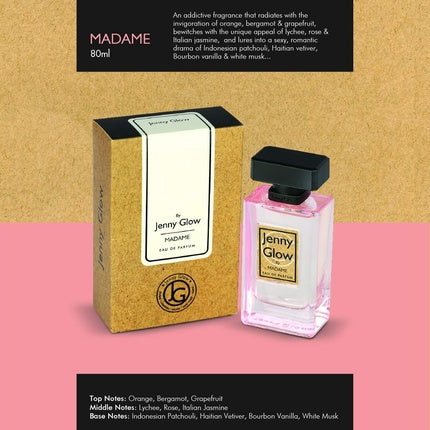 Parfum Jenny Glow, Madame, sticlă roz