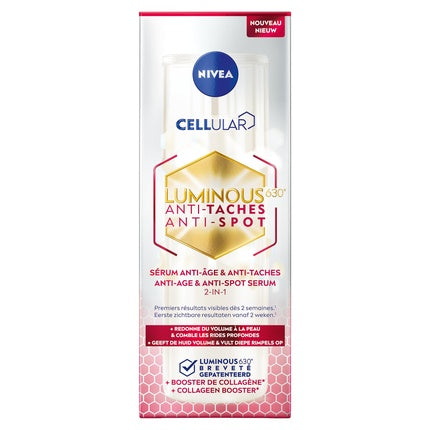 Serum Anti-Aging și Anti-Pete, Nivea Luminous 630, 50ml