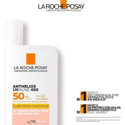 Fluid Tinted SPF50+, La Roche-Posay Anthelios UVmune 400, 50ml