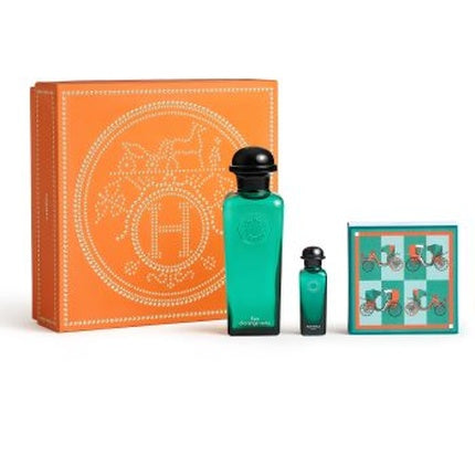 Set Parfum Hermès Eau D'Orange Verte Unisex 100 ml + Travel Size