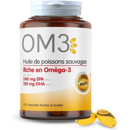 Supliment alimentar, Om3, Wild Fish Oil, 50 capsule, Omega-3 marin