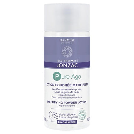 Lotion Pudrată Matifiantă Jonzac Pure Age, 160 g, alb, violet