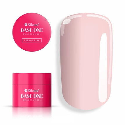 Silcare One Builder Gel, French Pink Standard V24, Nail Base, 50g