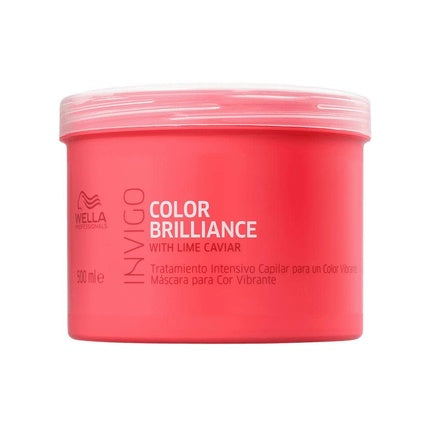 Wella Invigo Color Brilliance Mask, mască păr colorat cu caviar de lămâie, 500ml