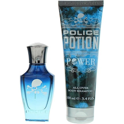 Set cadou Eau de Parfum 30ml si Gel de dus 100ml, Police Potion Power