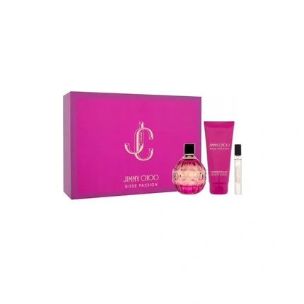 Set Parfum Jimmy Choo Rose Passion, Loțiune pentru Corp 100ml, Mini 75ml