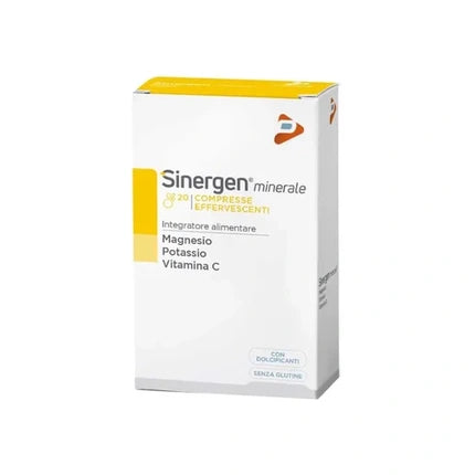 Sinergen Minerale, Pharmaline, Supliment alimentar, 20 comprimate efervescente, fără gluten