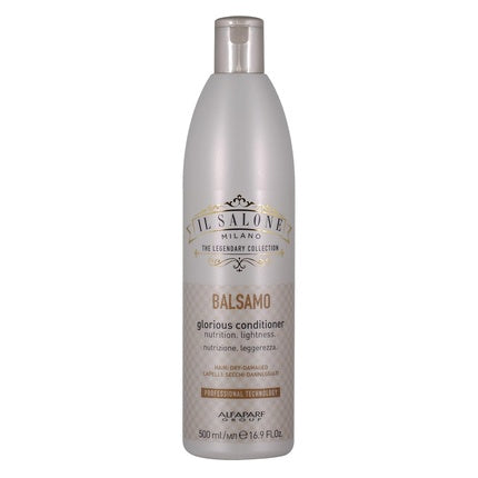 Il Salone Milano Professional Glorious Conditioner pentru Păr Uscat și Deteriorat, Flacon Alb Argintiu, 539g