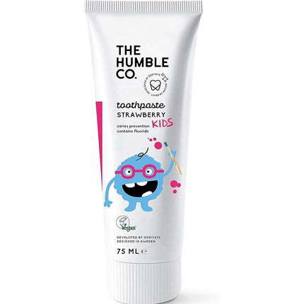 Pastă de dinți copii, The Humble Brush, căpșuni 75ml
