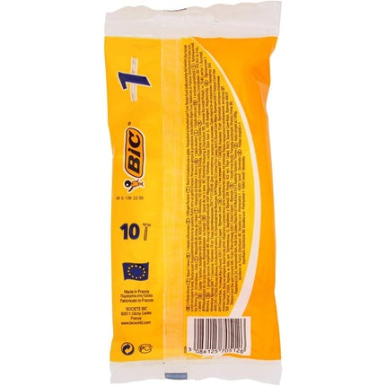 Aparate de ras, Bic, 1 Sensitive, portocaliu