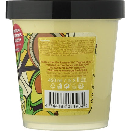 Cremă mâini, Organic Shop, Banana Milkshake, 450ml