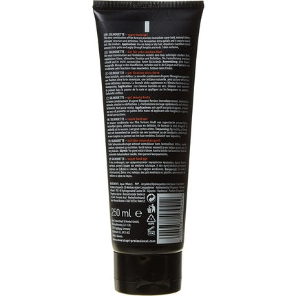 Gel de par Schwarzkopf Silhouette Super Hold, 250ml, culoare neagră