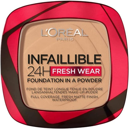 Fond de ten pudră, L'Oréal, Infallible 24H, 250 Nisip Radiant