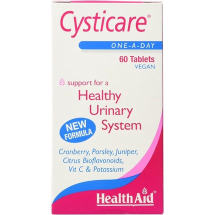 Supliment alimentar HealthAid CystiCare, vegan, 60 comprimate