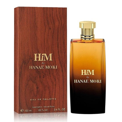Hanae Mori Him Eau de Toilette Spray pentru bărbați, 100 ml