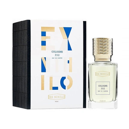 Ex Nihilo Cologne 352 Unisex Eau de Parfum 50 ml, Alb cu Accente Negre și Aurii