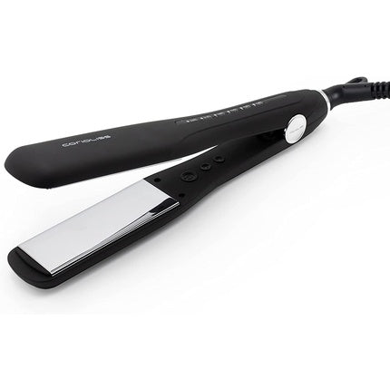 Corioliss Professional Titanium Wide Flat Iron Hair Straightener cu Temperatură Ajustabilă, Negru