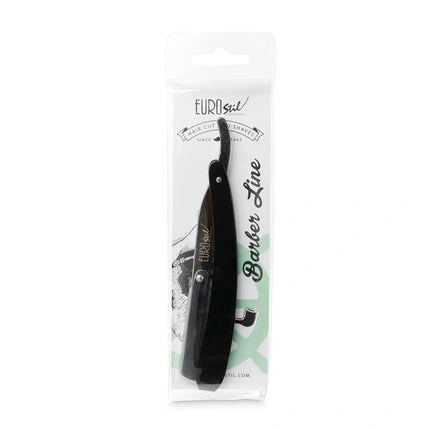 Razor de barbă Eurostil Barber Line cu lamă interschimbabilă, mâner negru, 1 unitate