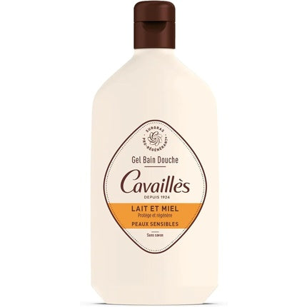 Gel de duș Rogé Cavaillès cu lapte și miere pentru piele sensibilă, 400ml