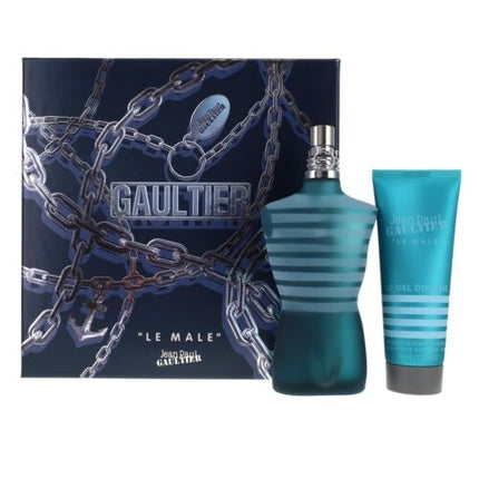 Set cadou parfum și gel de duș Jean Paul Gaultier Le Male, 125 ml, 75 ml