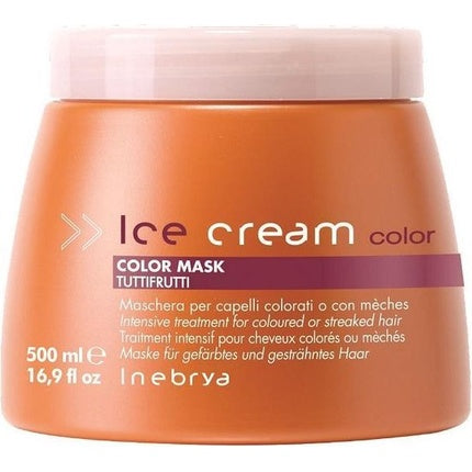 Mască de păr colorantă, Inebrya, Ice Cream Color Mask Tuttifrutti, 500ml