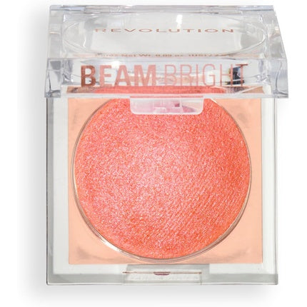 Pudră blush Revolution Beam Bright, portocalie