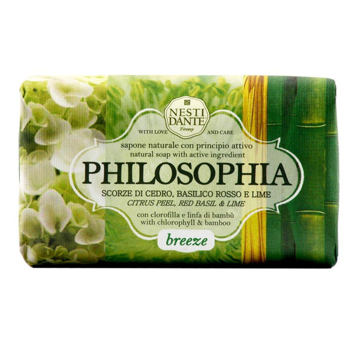 Săpun parfumat Nesti Dante Philosophia Breeze, cu coajă de citrice, busuioc roșu și lime, 250 g