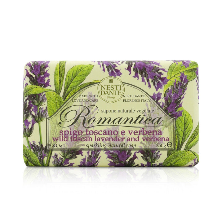 Săpun parfumat Nesti Dante Romantica, ingrediente naturale, antioxidant, Wild Tuscan Lavender & Fulfillment, 250 g