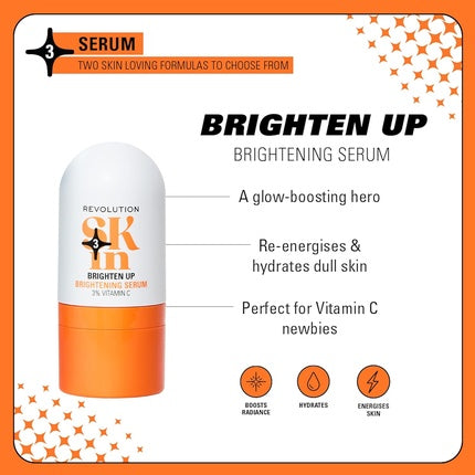 Serum Facial cu Vitamina C, Revolution Skincare, Skin Brighten Up, 30ml