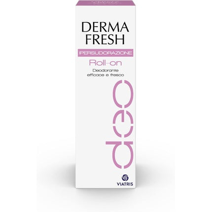 Dermafresh Hypersweating Roll-On Deodorant, Fără Alcool și Conservanți, Reglează Transpirația Excesivă