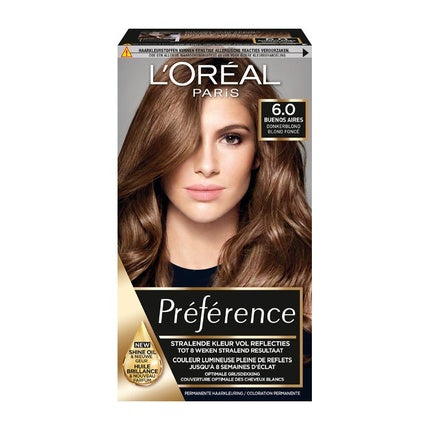 Vopsea păr L'Oréal Paris Preference 6.0 Dark Blonde, ambalaj 170g