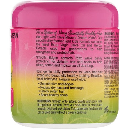Gel de păr African Pride Dream Kids Olive Miracle Anti-Frizzy, 170g/6oz
