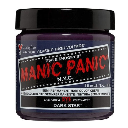 Vopsea păr Manic Panic Dark Star Grey, 113g