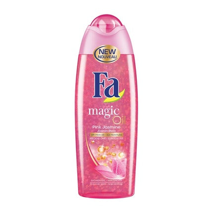 Gel de duș FA Magic Oil Pink Jasmine, Ambalaj roz, Arome cu uleiuri