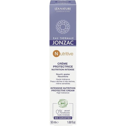 Cremă nutritivă față, Eau De Jonzac, efect protecție Second Skin, 50 ml