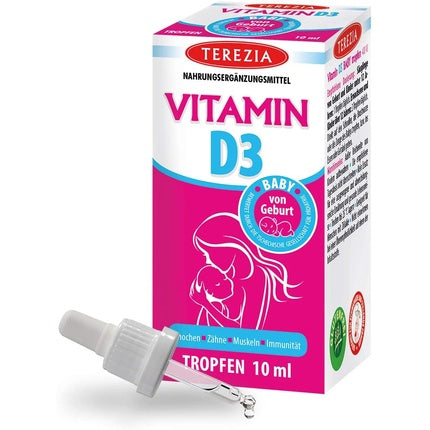 Vitamina D3, Terezia, 400 UI, picături copii 10ml