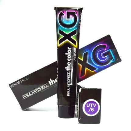 Vopsea permanentă Paul Mitchell The Color XG, 90ml, design negru