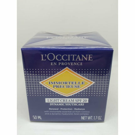Cremă de zi L'Occitane Immortelle Precieuse Light Cream SPF20, 50ml