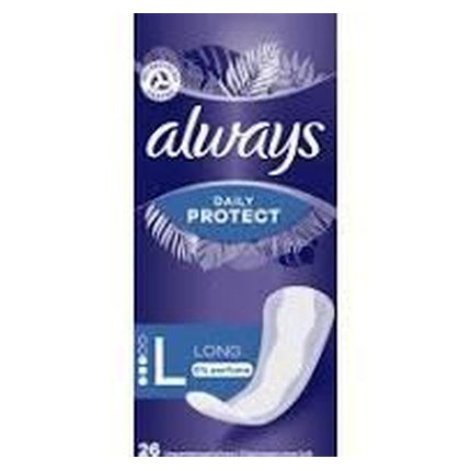Protecții intime Always Daily Protect Long cu parfum, 26 buc