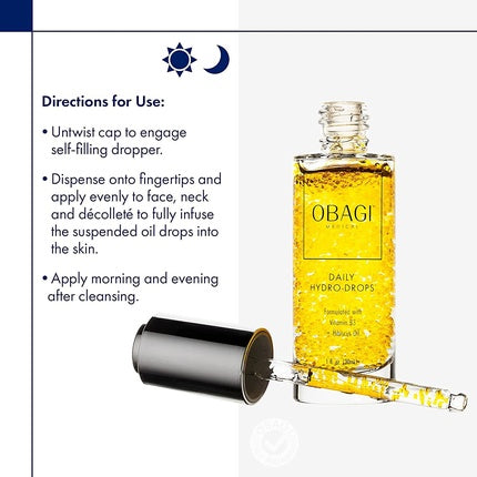 Serum Facial Hidratant Obagi Daily Hydro-Drops pentru Piele Uscată 1 Fl Oz