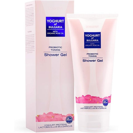 Gel de duș probiotic Biofresh cu ulei organic de trandafir, 200 g